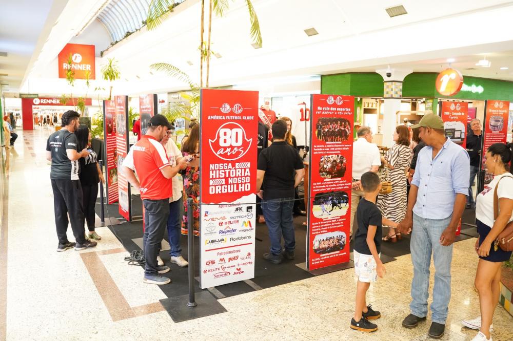 80 ANOS DO AMÉRICA É CELEBRADO COM EXPOSIÇÃO 80 ANOS DO AMÉRICA É CELEBRADO COM EXPOSIÇÃO